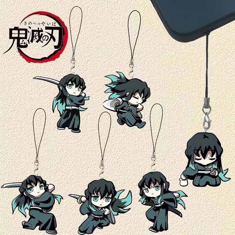 Mobile Electronics Gadgets - Portachiavi Anime Demon Slayer, Ciondolo in