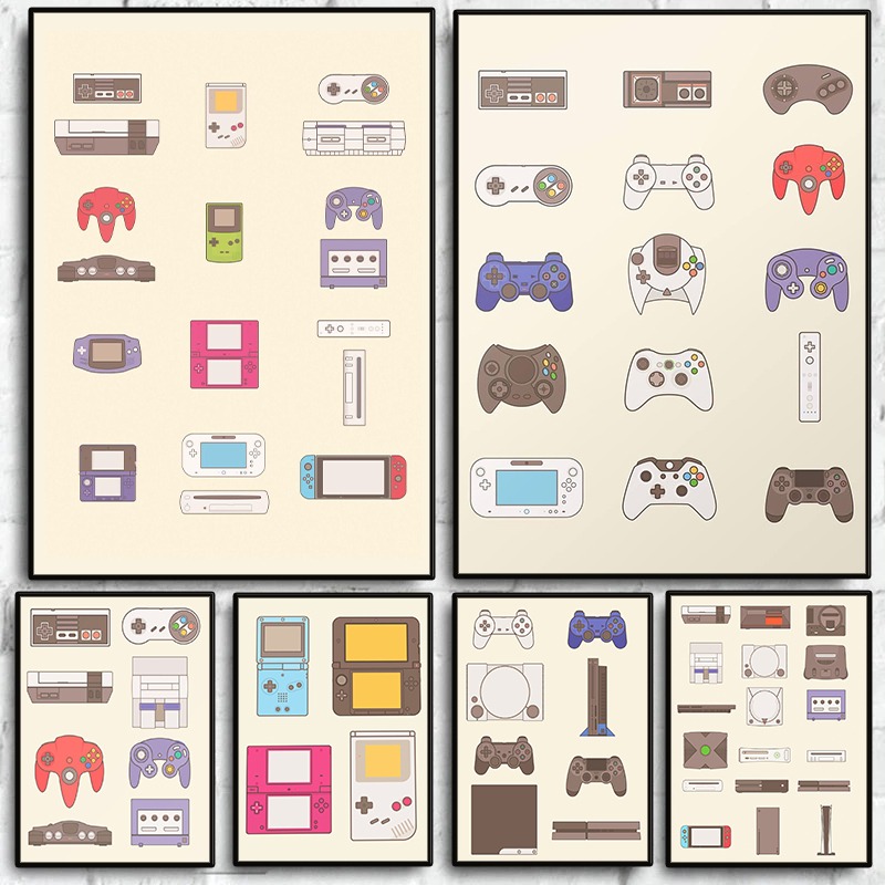Poster su Tela dell'Evoluzione - Handheld Game Console recensione e prezzo